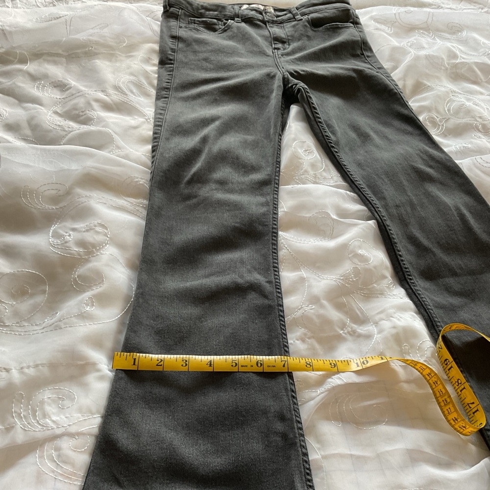 Hollister California Black Bell Bottom 3R (W26 L 33) Distressed Jeans - Picture 8 of 10
